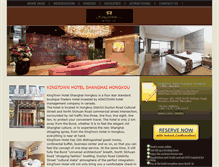 Tablet Screenshot of kingtownhotelshanghai.com